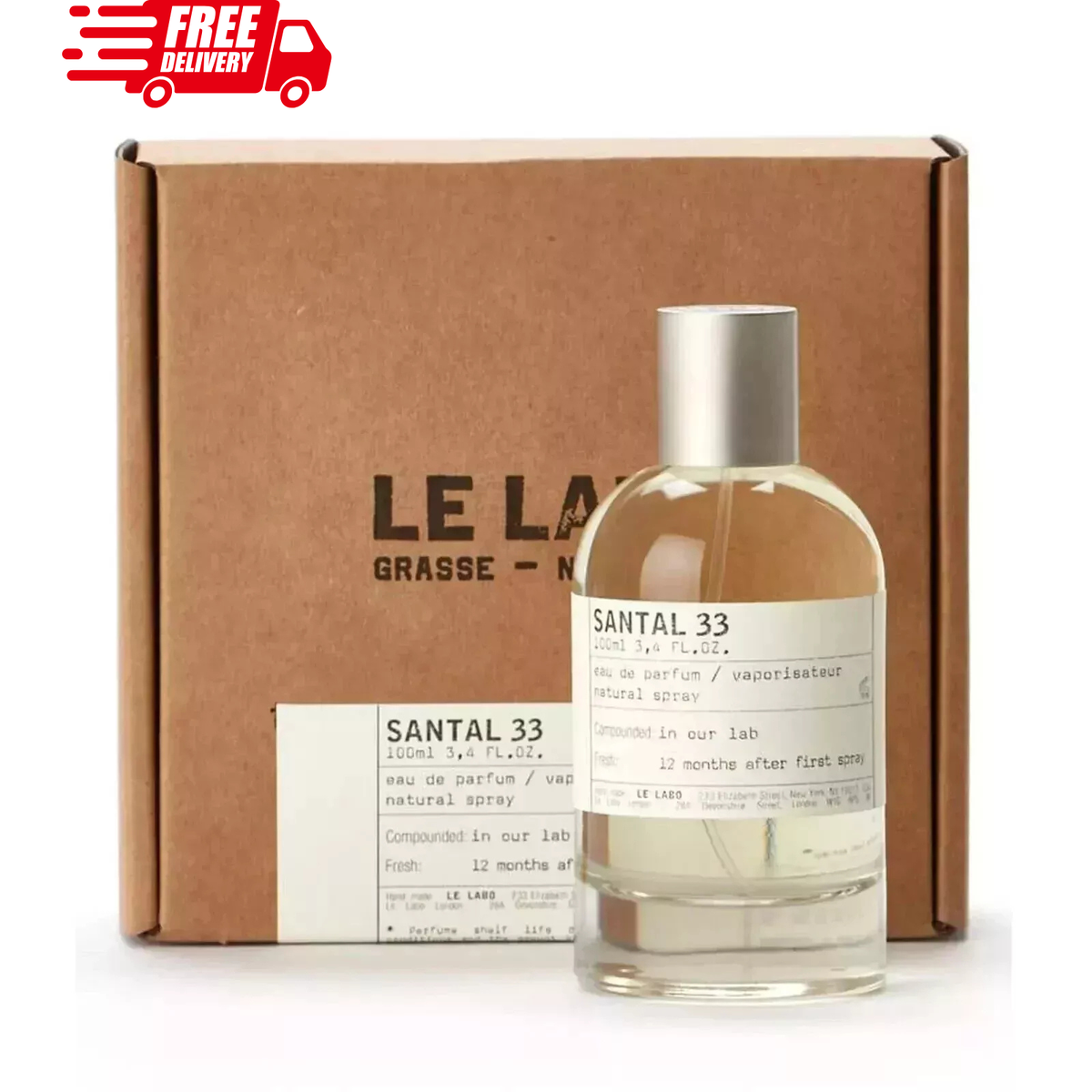 Le Labo Santal 33 Eau de Parfum 100ml/3.4 Oz For Unisex Fragrance