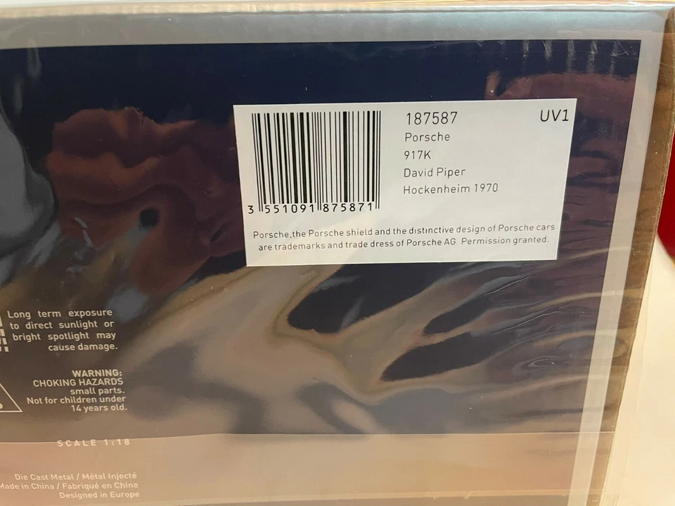 Norev Porsche 917K #11 Piper Hockenheim 1970 1/18 187587 - Immagine 3 di 3