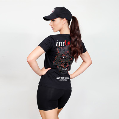 WOLF Unleashed T-Shirt Short Sleeve Basic Tee Casual Sport Top