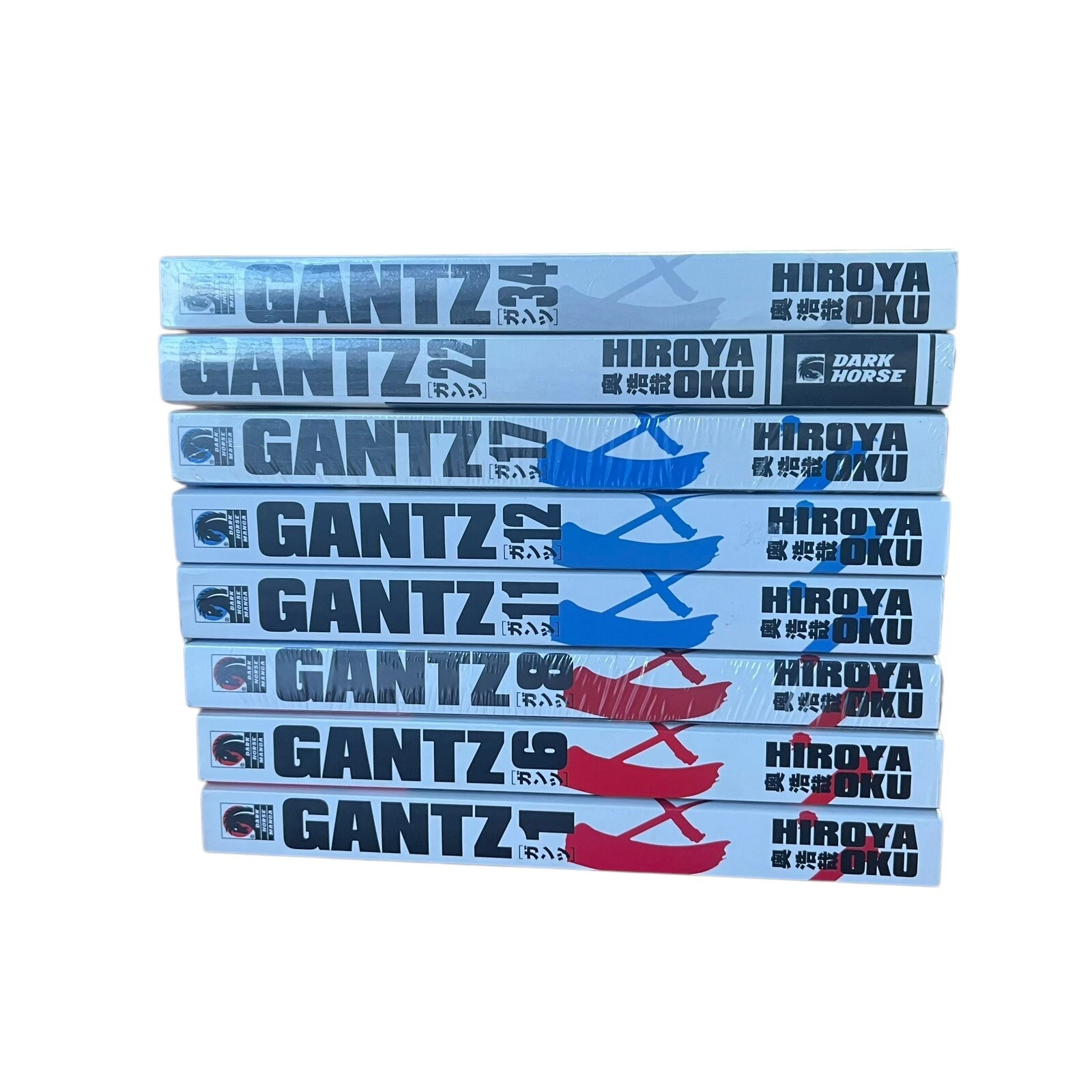 Gantz Volume 1, 6, 8, 11, 12, 17, 22, 34 - Manga English Lot Of 8 OOP Hiroya Oku view 2