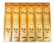 Parimal Yatra Natural Incense Sticks: 6 Packs each of 17 gm (Wholesale Bulk Lot)