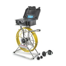 200ft Long 38mm Dia. Self-Leveling All-in-One Pipe Inspection Camera w/ 512Hz