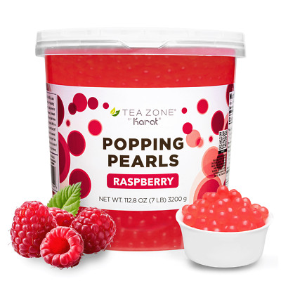 Tea Zone Raspberry POPPING PEARLS  (B2063, 7lbs)