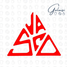 Adesivo Vasco Rossi Logo Simbolo Kom Blasco per Auto, moto, bici, casco...