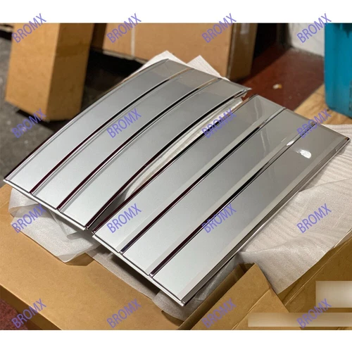 Cubierta moldeada de ventilación lateral de la puerta apta para Range Rover L405 2013-22 plateada - Imagen 3 de 12