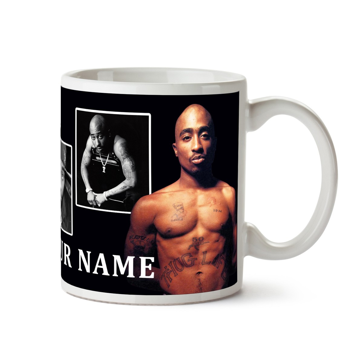 2 PAC Personalised Photo Mug Coffee Tea Cup TUPAC SHAKUR Any Name Text Fan  Gift | eBay