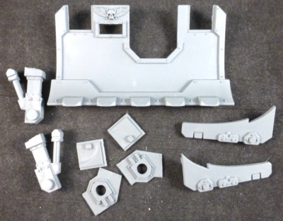 Vindicator Tank Belagerungsschild Planierschild Baugruppe 40K Space Marines Modellteile