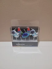 Rainbow Moments 5 Space & Rocket Birthday Party Candles Gloco Accents Brand New
