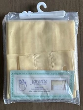 Springs Favorite Things Sheer Yellow Batiste Tailored Valance 84” x 15” 1999 NEW