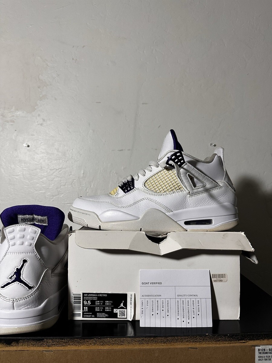 Air Jordan 4 Purple Metallics  193658231558| eBay