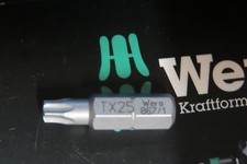  WERA T25 Torx Bit   x 25mm  1/4" hex tx25