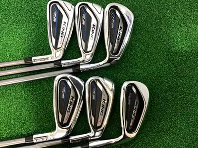 Cobra KING F9 SPEEDBACK One Length Iron 6 pcs 5-pw Flex Stiff 