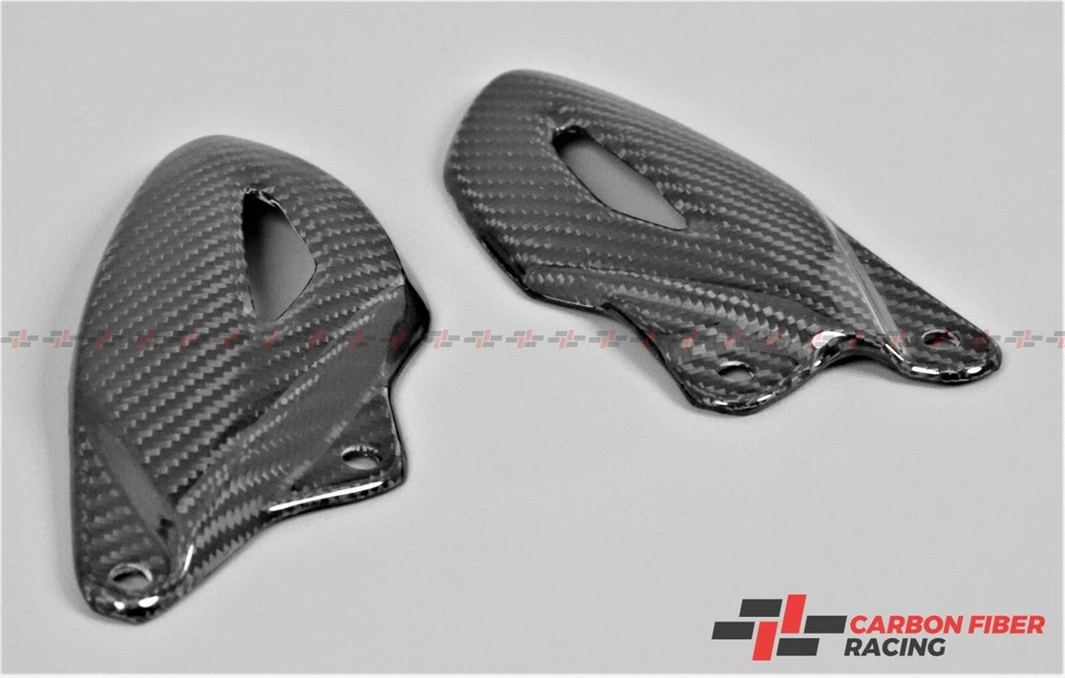 2007-2011 Triumph Street Triple, R Heel Plates - 100% Carbon Fiber - Imagem 3 de 3