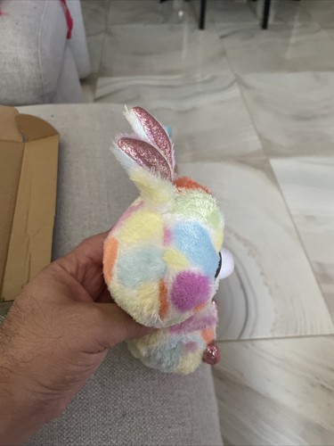 Ty Beanie Boos Bloomy Bunny Rabbit Soft Toy 8.5" 2018 #803 - Picture 7 of 8