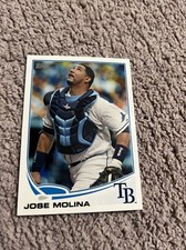 2013 Topps Series 2 Tampa Bay Rays Baseball Card #492 Jose Molina