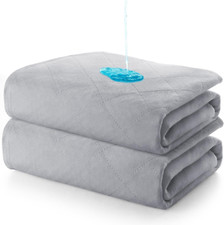 Washable Waterproof Bed Pads 34x36 Inch, 2 Pack for Incontinence and Pets