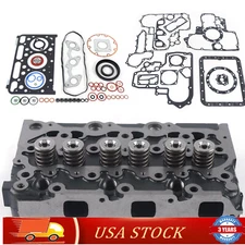 Complete Cylinder Head With Full Gasket Kit For Kubota KX91-3 U35 L3130GST D1503