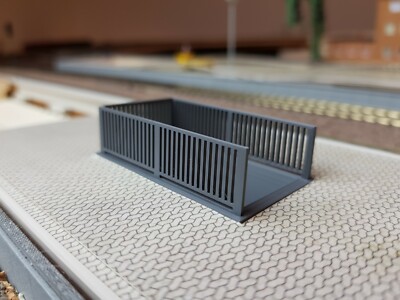 3D-Printz: Bahnsteigtreppe für Spur H0 aus Eigenproduktion