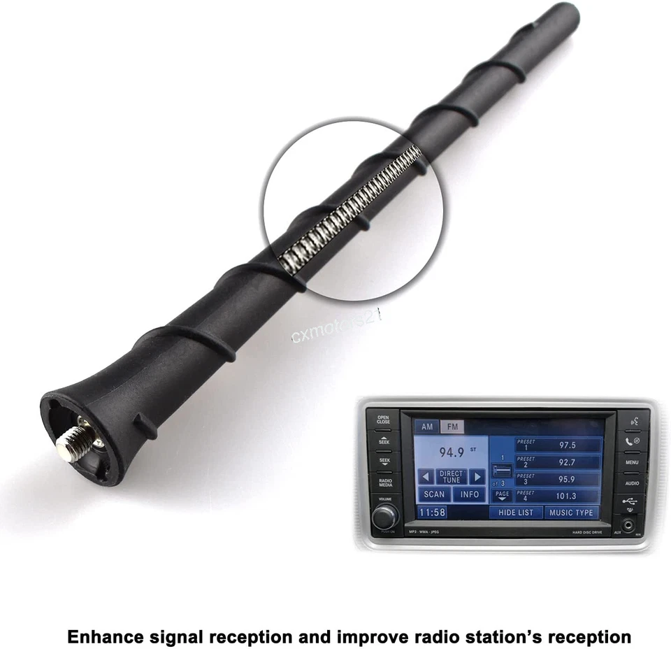 Mástil de radio AM FM antena de 7 pulgadas para Dodge Journey 2010-2015, Dart 2013-2016 Foto 4 de 4