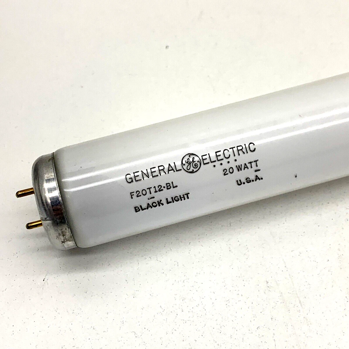 GE F20T12 BL Fluorescent 20 Watt Black Light Lamp Light Bulb 20W