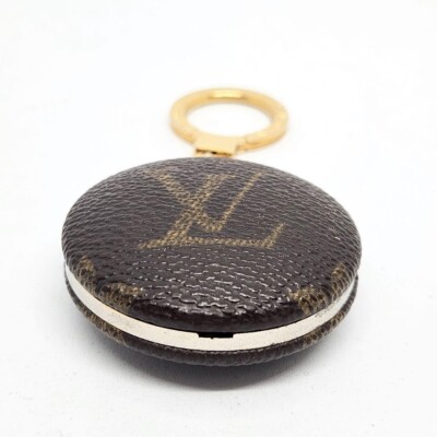 LOUIS VUITTON Monogram Astropill Key Holder Key Ring Bag Charm