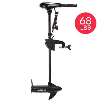 METEOR Elektro Außenborder 12V Batterie Led Bootsmotor 68 LBS Ponton Boot Motor 768W⛵