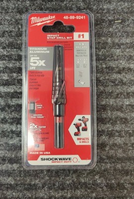 1 1 2 step drill bit