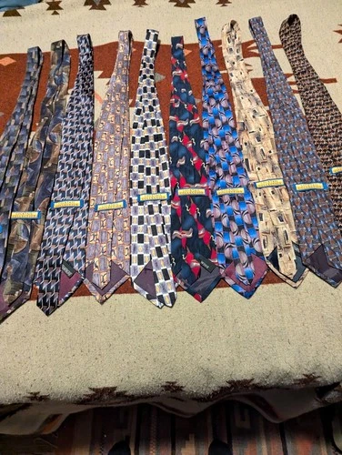 Cocktail Collection Men's Tie Lot Multicolor Assorted Colors & Patterns - product listing photo