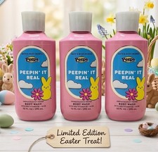 Bath Body Works X Peeps "Peeping' It Real" Body Wash/Shower Gel X3 FREE SHIP