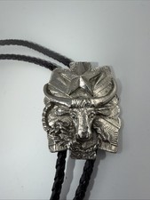 Mens Vintage Bolo Tie Wedding Necklace Western Cowboy