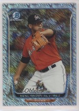 2014 Bowman Chrome Shimmer Refractor 7/15 Henderson Alvarez #213 1d4