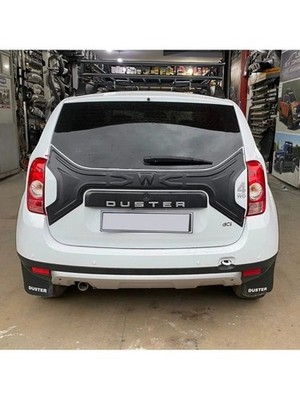 (10-17} Hecktür Kofferraum Kofferraum Abdeckung Verkleidung Matt Schwarz ABS Kunststoff für Dacia Duster