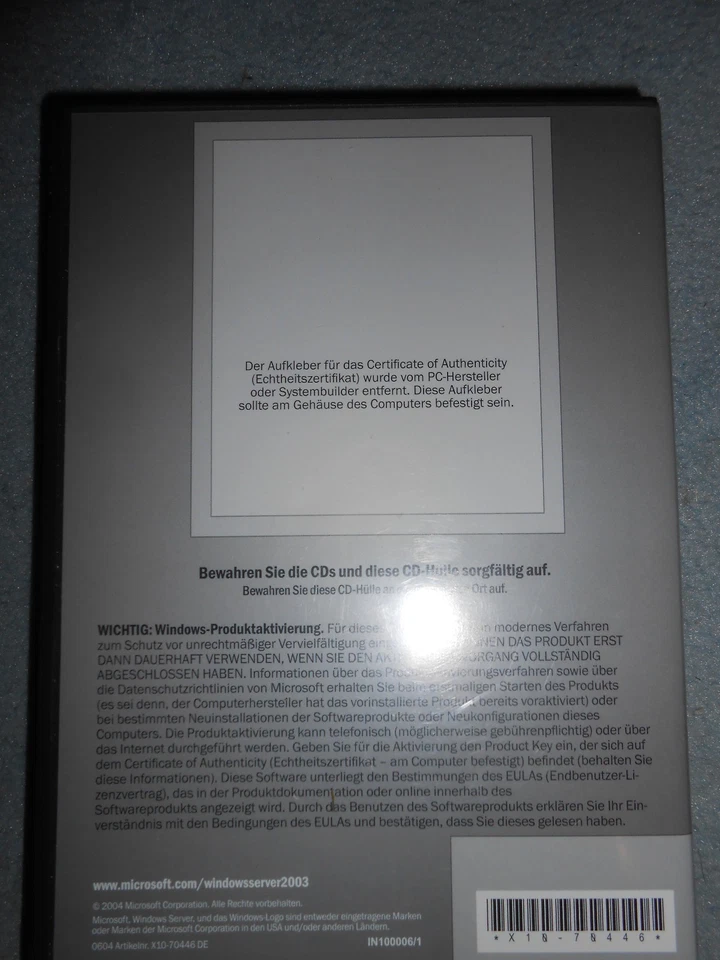 Microsoft Windows Small Business Server 2003 5 CDs - Bild 3 von 3