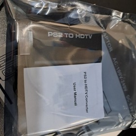 Sony PlayStation 2 Slim SCPH-75001 PS2 To HDMI Tested Working 1 Controller 8MB 