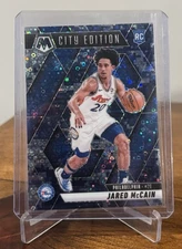 2024-2025 Mosaic Jared McCain Fast Break Blue Camo /35– City Edition RC