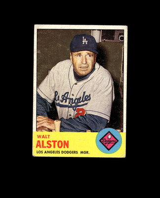 1963 Topps 154 Walter Alston MG VG #D1,399711