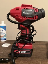 AvidPower ACAP322 Dual Air Compressor Power Inflator Deflator 120V Red Black