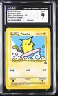 CGC 9 MINT Surfing Pikachu 28 Pokemon League Black Star Promos Pokemon Card