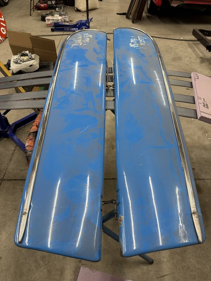 1959 CHEVY IMPALA TURNPIKE CRUISER SKIRTS 12"x60" Lowrider Mercury 1957 1958 - Image 2 of 4