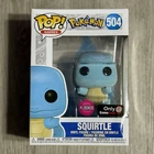 Funko Pop Pokemon Squirtle #504 Flocked, Only @ GameStop