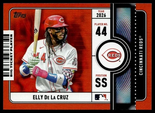 2026 Topps Series 1 Elly De La Cruz Orange Foil (RAW)