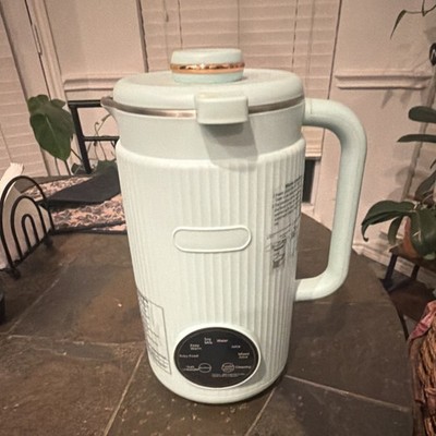 Electric Soy Milk Maker Blender Light Green Stainless Steel Used