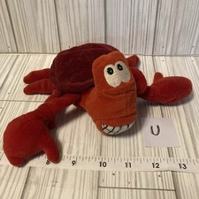 Walt Disney 90s The Little Mermaid Lobster Sebastian Hand Puppet 10  Plush U