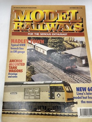 Model Railways Magazine October 1990 Hadley Town GWR Lima New 60 Train
