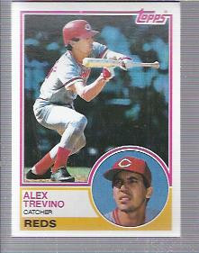 1983 Topps Alex Trevino #632 card