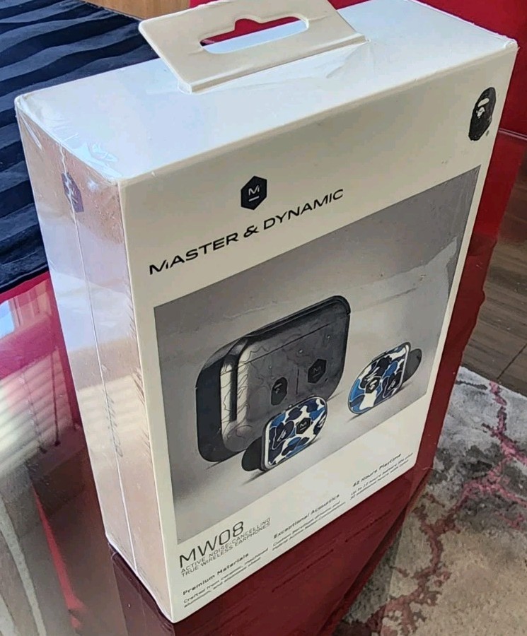 Bape × Master & Dynamic MW08 True Wireless Earphones - Blue Camo