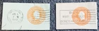 US Cut Square Stamp Collection SC #U530, U531 Used SCV $20 120325-11