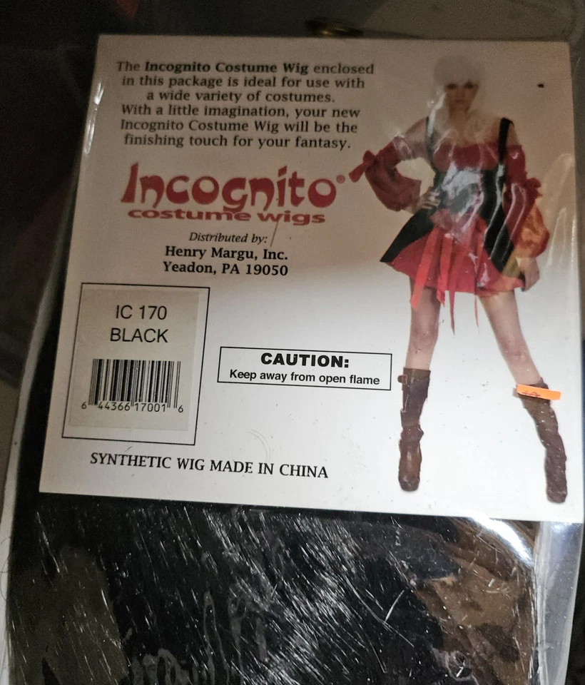 PELUCA INCÓGNITO IC170 NEGRA Foto 2 de 3