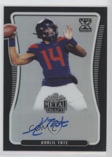 2020 Leaf Metal Draft Black Rainbow 14/15 Khalil Tate #BA-KT1 Auto 0c2