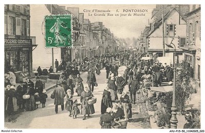 AVUP15-0926-50 - Pontorson - das Riesen- Straße Ein Jour De Markt